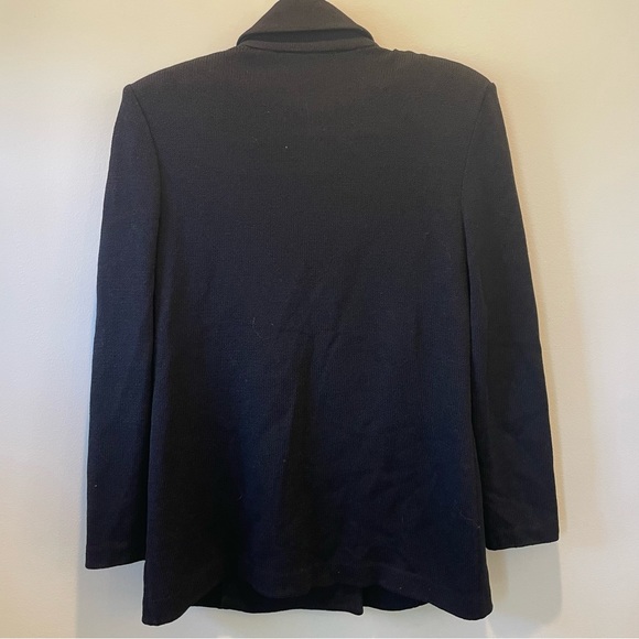 St. John knit blazer black size 2 - Picture 4 of 4
